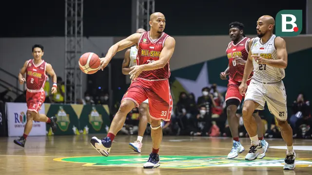 Foto: Keseruan Pertandingan IBL All Star 2022, Tim Putih Menang Tipis atas Tim Merah