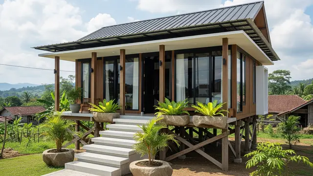 Rumah Kecil Sederhana Tapi Mewah di Kampung