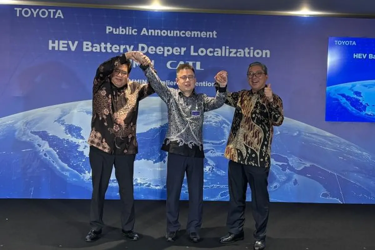 Kucurkan Investasi RP 1,3 T, Toyota Gandeng CATL Bikin Baterai Mobil Hybrid di Indonesia (Arief A/Liputan6.com)