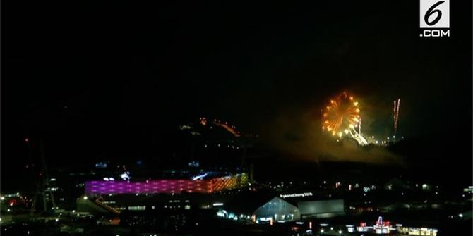 VIDEO: Pesta Kembang Api di Penutupan Olimpiade Musim dingin 2018