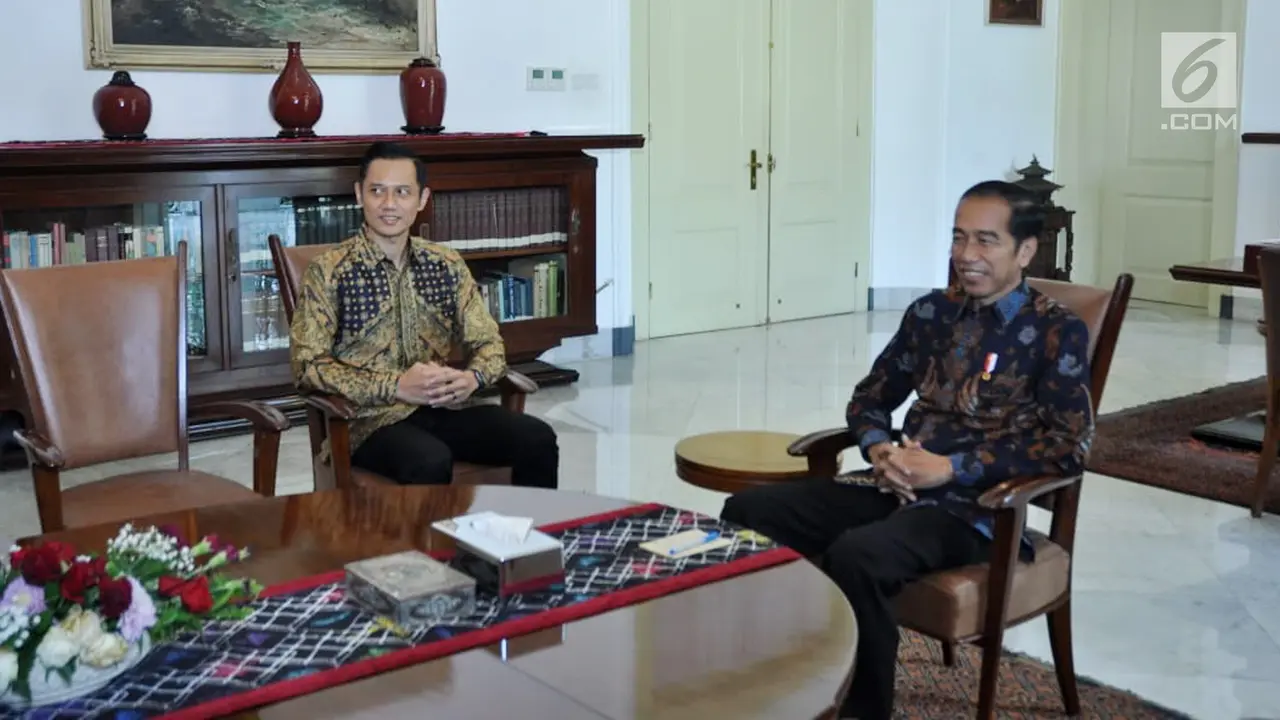 Jokowi dan AHY Gelar Pertemuan Tertutup di Istana Bogor