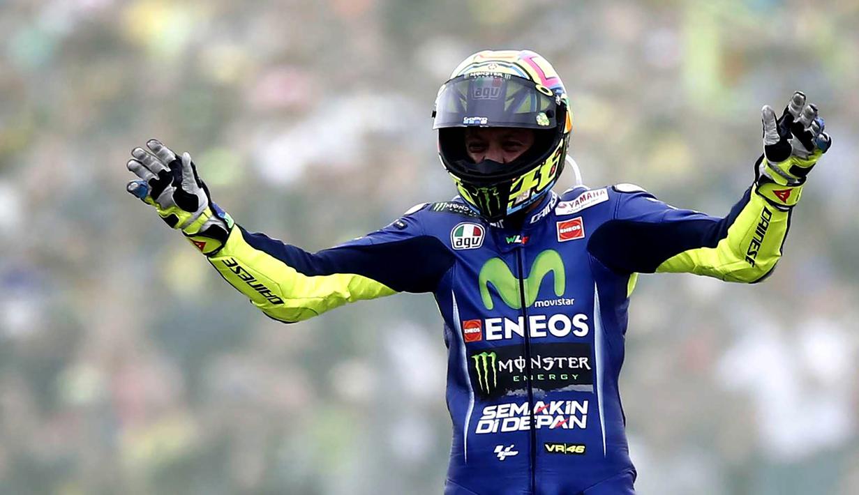 3. Valentino Rossi (Movistar Yamaha) - 108 Poin. (EPA/Vincent Jannink) 