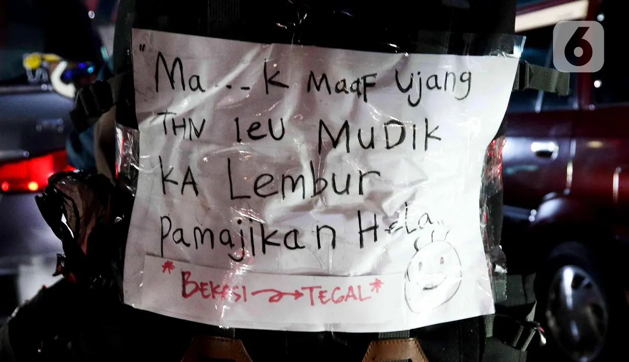 Kalimat-kalimat unik dan lucu seakan menjadi penyemangat bagi yang membacanya. (Liputan6.com/Herman Zakharia)