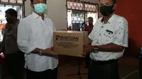 BP Batam Berikan Bantuan Sembako ke Warga Pulau Buluh