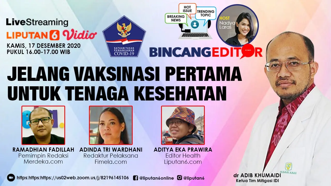 Live Streaming Bincang Editor Health