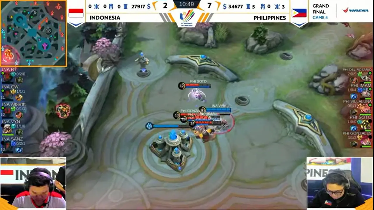 Indonesia Tumbang oleh Filipina di Grand Final Mobile Legends SEA Games 2021