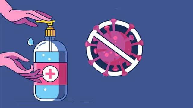 Banner Infografis 6 Kebiasaan Bikin Hand Sanitizer Tak Efektif Cegah Covid-19. (Liputan6.com/Trieyasni)