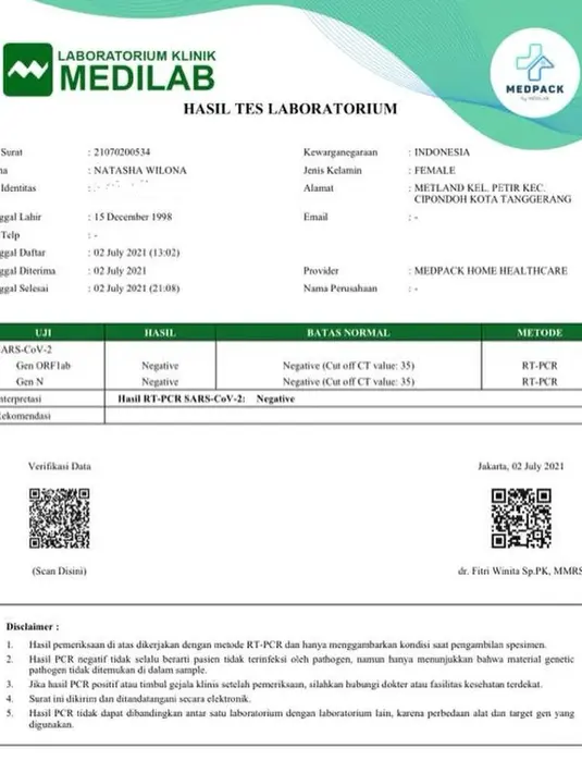 Natasha Wilona (Instagram/natashawilona12)