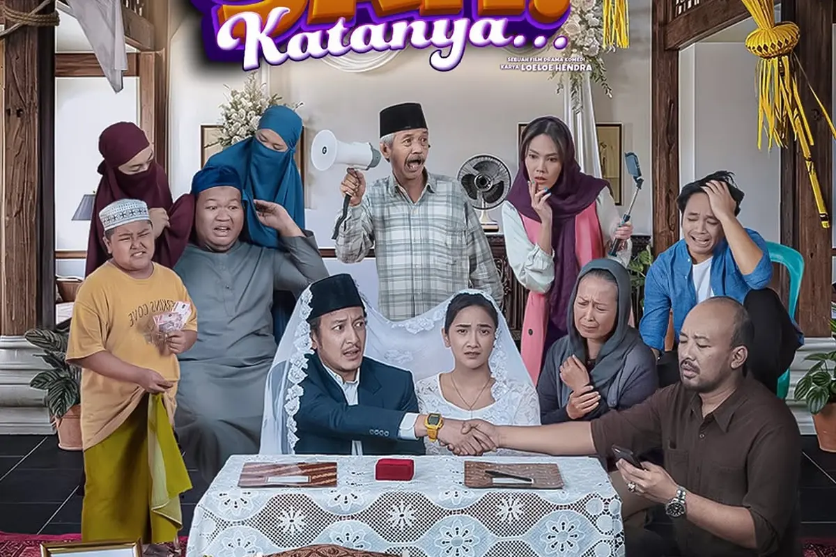 Poster film Sah Katanya... (Foto: Dok. MVP Pictures)