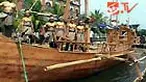 Menteri Kebudayaan dan Pariwisata Jero Wacik, memberangkatkan pelayaran ekspedisi kapal "The Spirit of Majapahit" dari Marina Batavia, Jakarta Utara, Ahad (4/7). Kapal akan mengunjungi delapan negara Asia. 