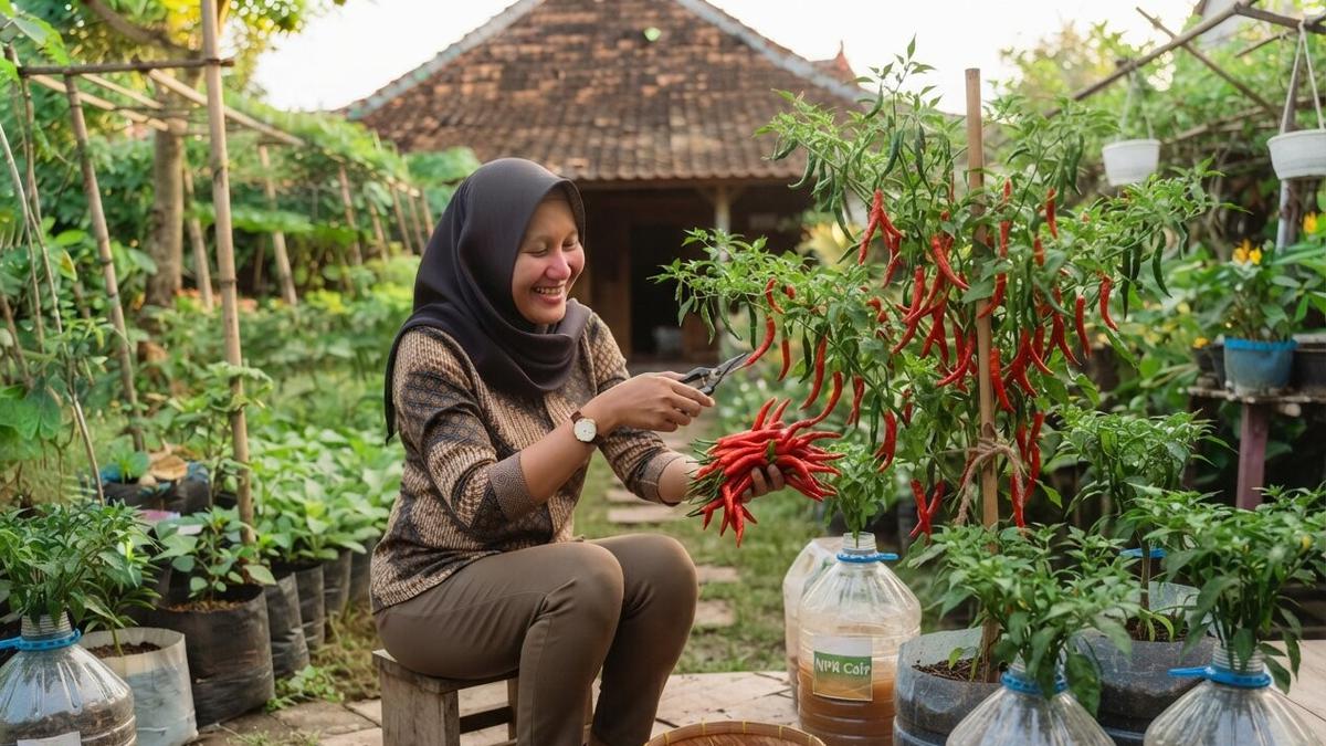 Cara Menanam Cabai di Galon Bekas agar Cepat Tumbuh, 7 Langkah agar Berbuah Lebat
