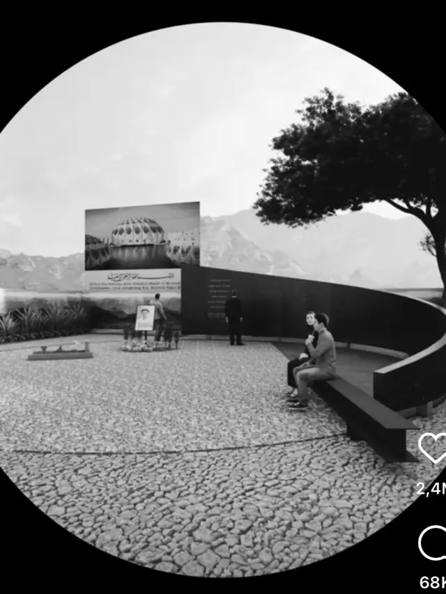 Foto Makam Eril desain Ridwan Kamil