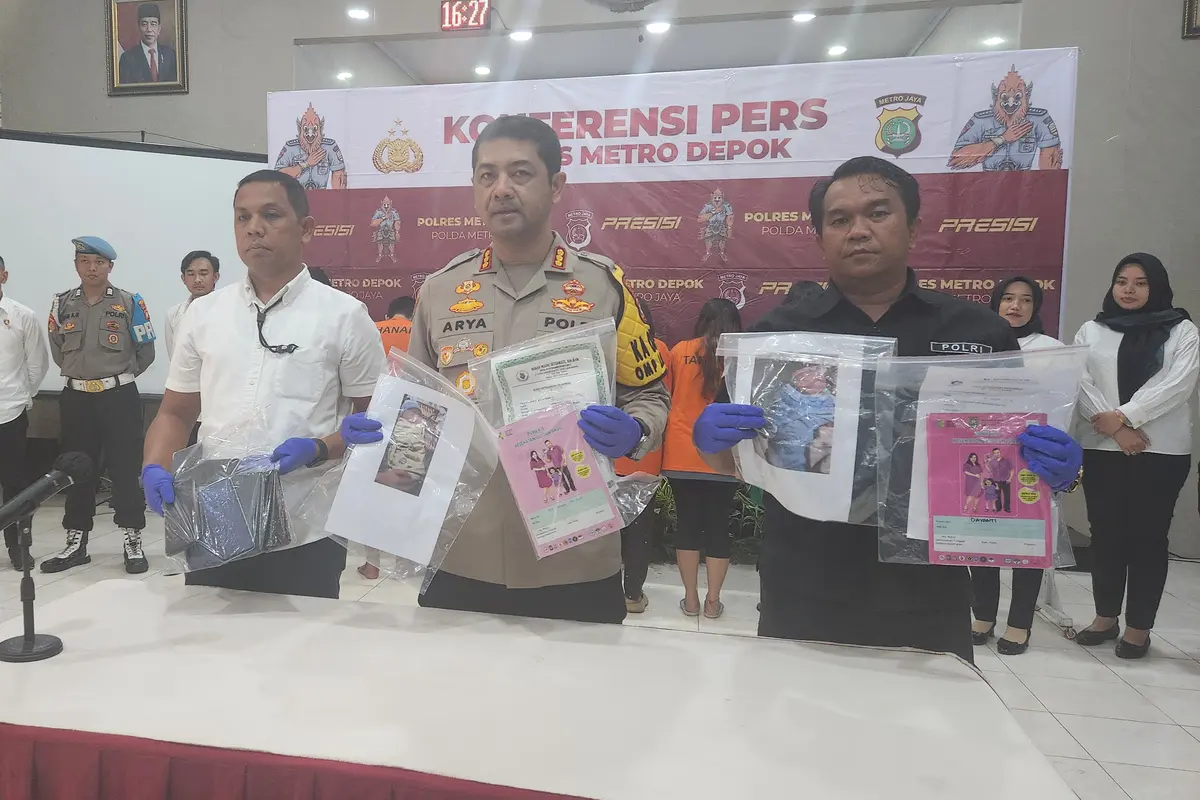Polres Depok Bongkar Sindikat Perdagangan Orang ke Bali