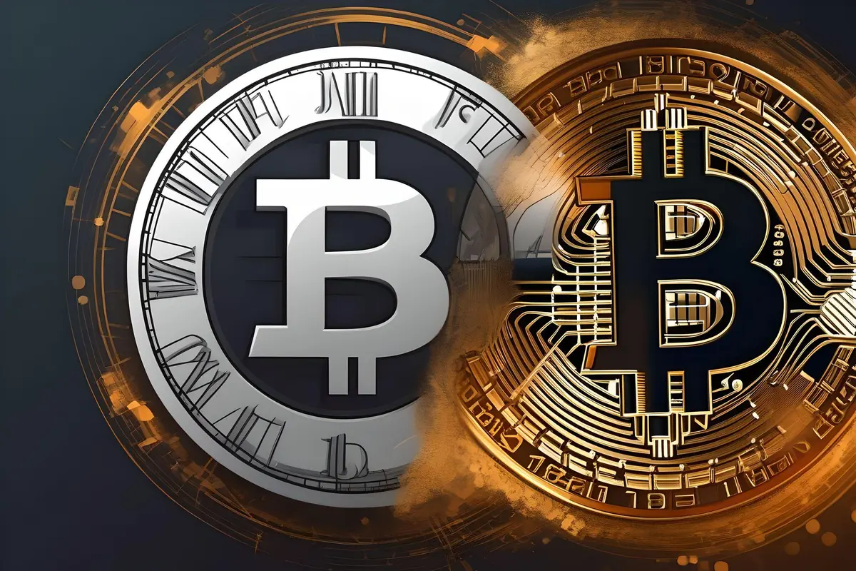 Ilustrasi aset kripto Bitcoin. (Foto By AI)