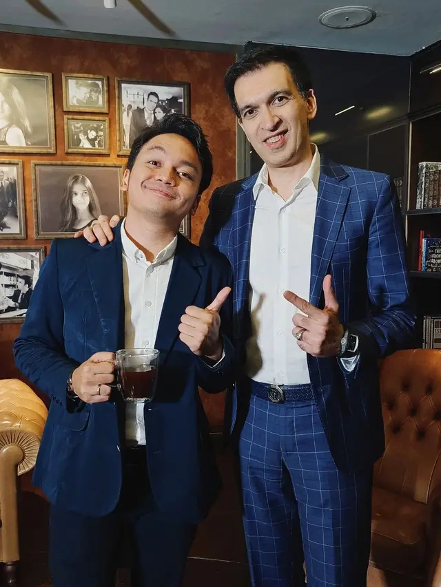Calvin Jeremy dan Manoj Punjabi. (Foto: Dok. Instagram @calvinjeremy)