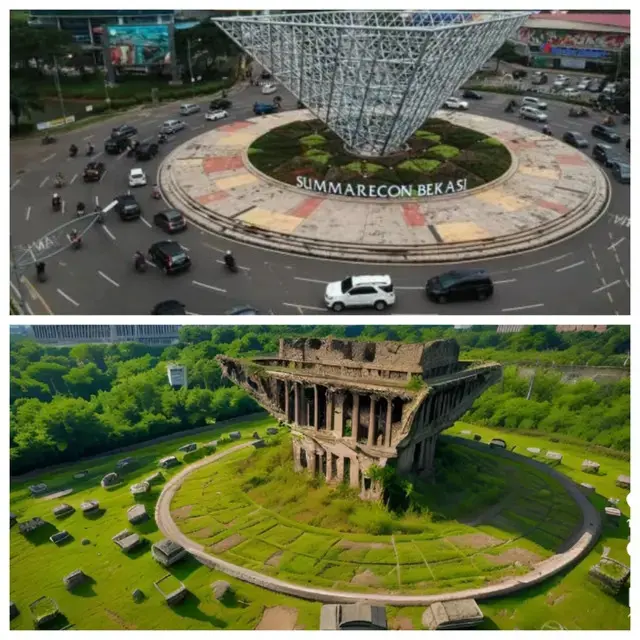 Ikon Summarecon di Bekasi yang Indah dan Ramai Menjadi Bagai Monumen Batu di Tengah Padang Rumput