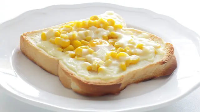 toast corn cheese
