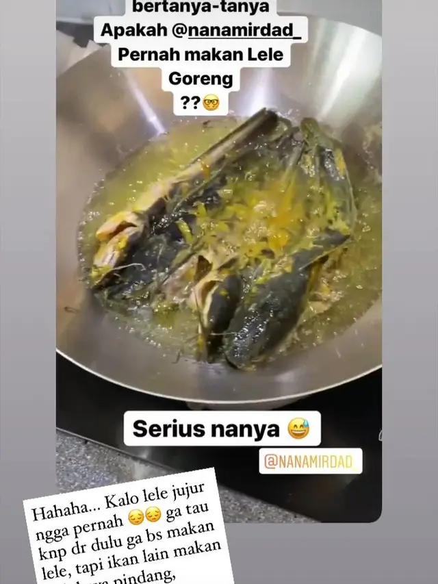 Gemar Masak, Nana Mirdad Mengaku Belum Pernah Makan Lele dan Jengkol