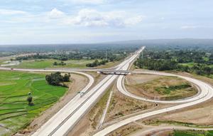 Jalan Tol Trans Sumatera (JTTS) ruas Sigli–Banda Aceh seksi 4 (Indrapuri–Blang Bintang) sepanjang 13,5 km
