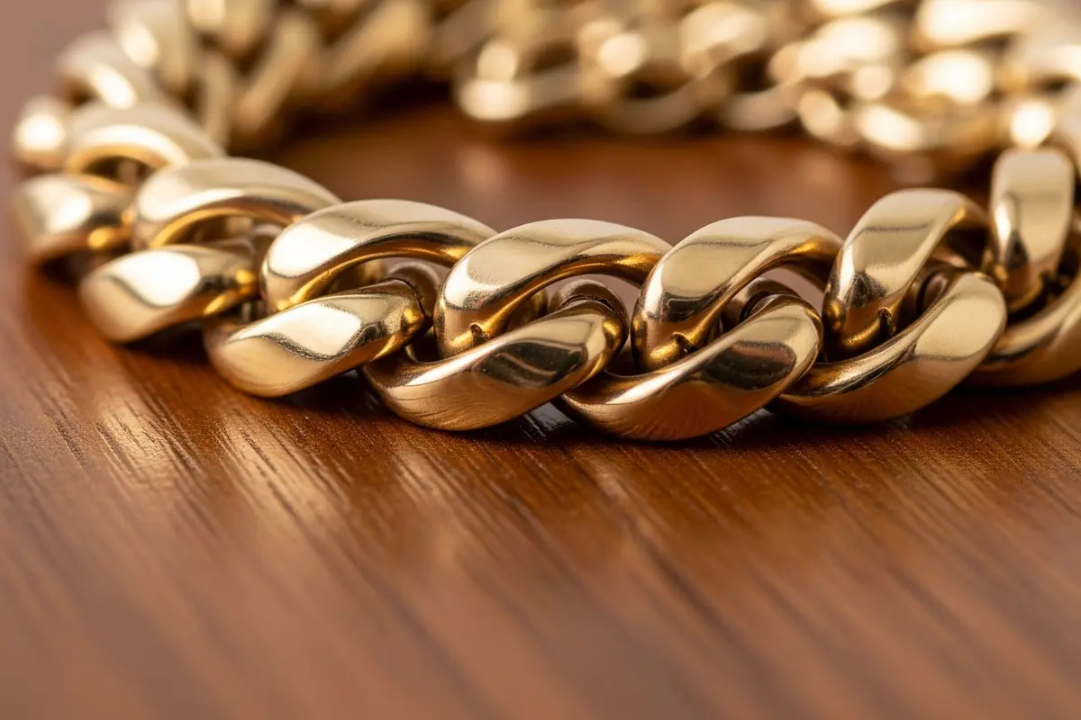 Model Gelang Emas Simpel tapi Bernilai Tinggi (Image by Gemini AI)