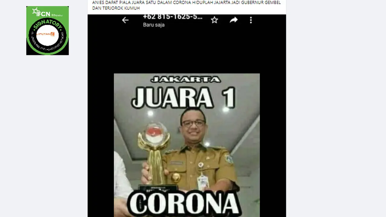 Penelusuran Foto Mendapat Piala Juara Satu Corona