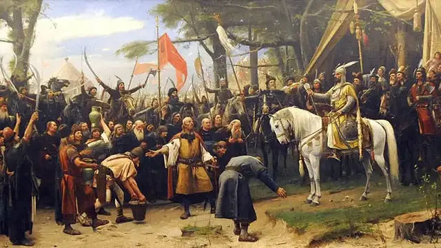 The Conquest by Mihály Munkácsy, 1893.