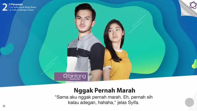 [Bintang] Cut Syifa dan Rizky Nazar