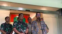 Pj Gubernur DKI Heru Budi Hartono Bertamu ke Markas Kodam Jaya, Cawang, Kramat Jati, Jakarta Timur Senin (24/10/2022). (Dok. Liputan6.com/Winda Nelfira)