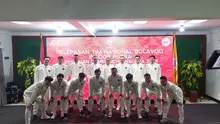 Acara Pelepasan Timnas Bola Voli Putra ke Asian Games 2026 di Padepokan Voli Sentul, Bogor.