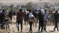 Dalam beberapa pekan terakhir, tekanan internasional semakin meningkat untuk segera diberlakukan gencatan senjata antara Israel dan Hamas di Gaza. (Eyad BABA/AFP)