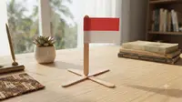 6 Cara Membuat Bendera Mini dari Stik Es Krim Bekas, Kreatif untuk Dekorasi Kemerdekaan