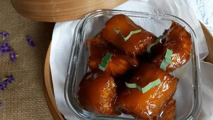 Singkong rebus gula aren./Copyright cookpad.com/Bunda Ei