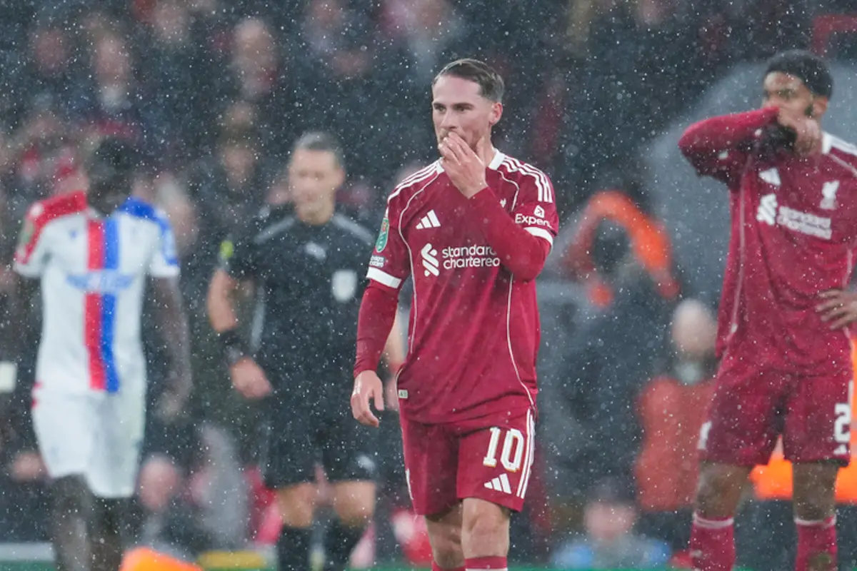 Foto: Dipecundangi Crystal Palace 3 Gol Tanpa Balas, Liverpool Tersingkir dari Carabao Cup