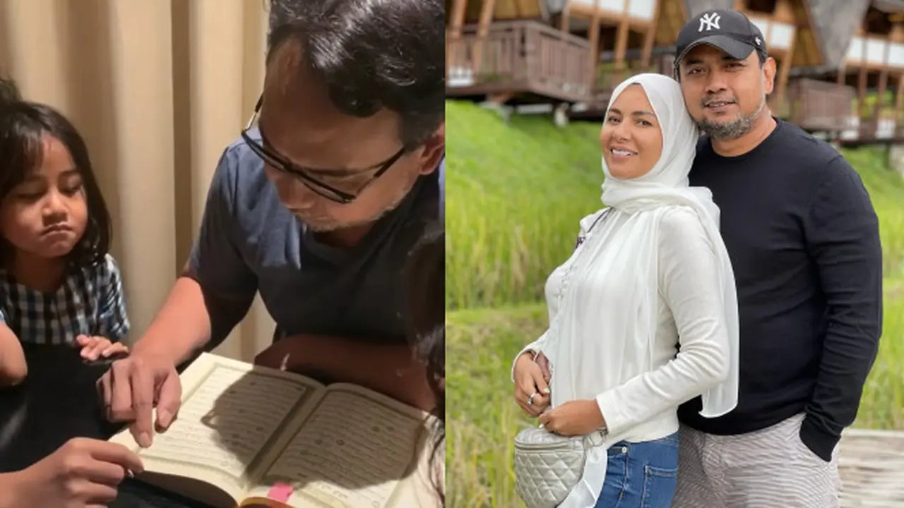 Momen Bebi Romeo Belajar Ngaji Dari Anaknya, Menuai Banyak Pujian