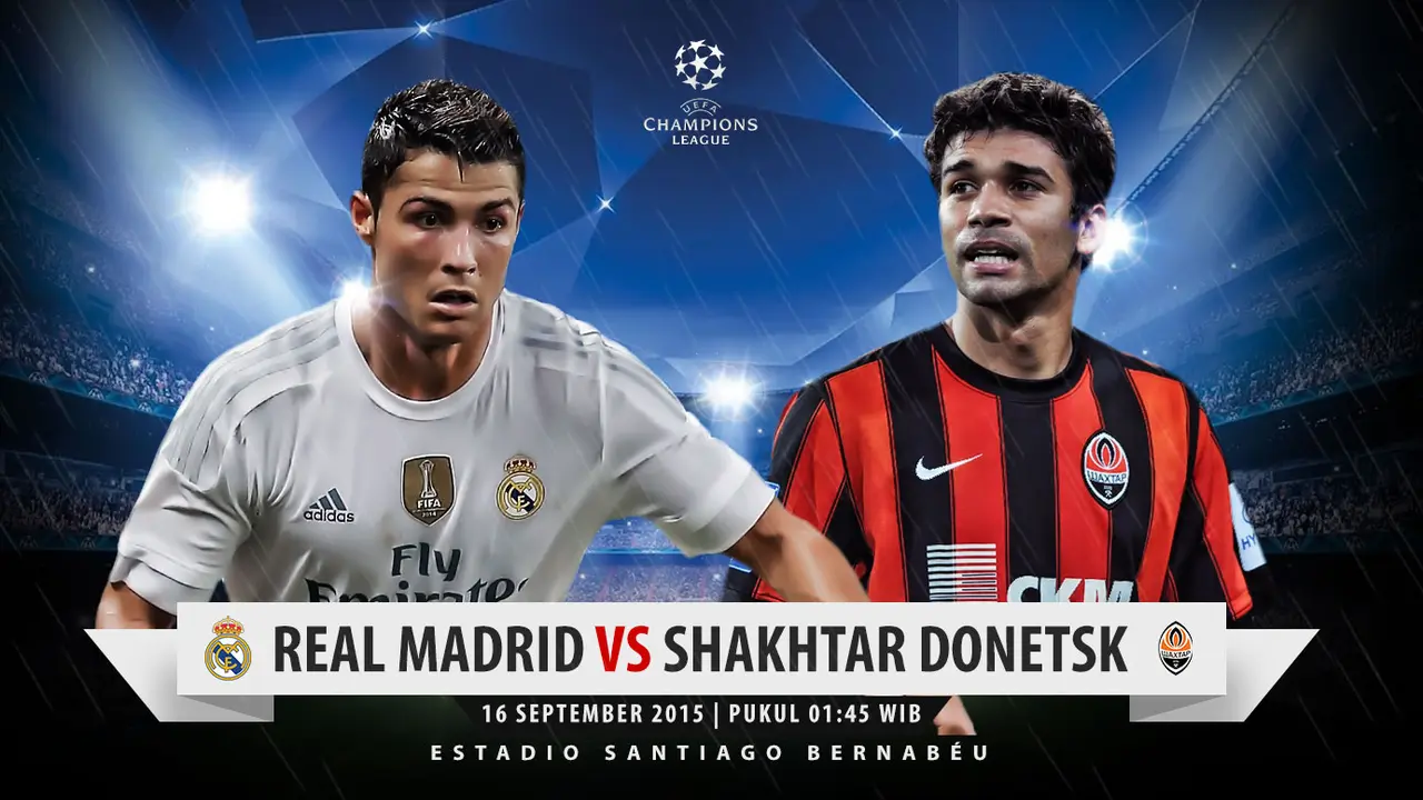 Prediksi Real Madrid vs Shakhtar Donetsk (Liputan6.com/Yoshiro)