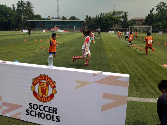 Meriahnya Manchester United Soccer School Di Jakarta Bola Liputan6 Com