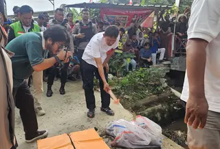 Polisi Kembali Temukan Sepasang Betis Kaki Korban Mutilasi di Kali Grogol Depok