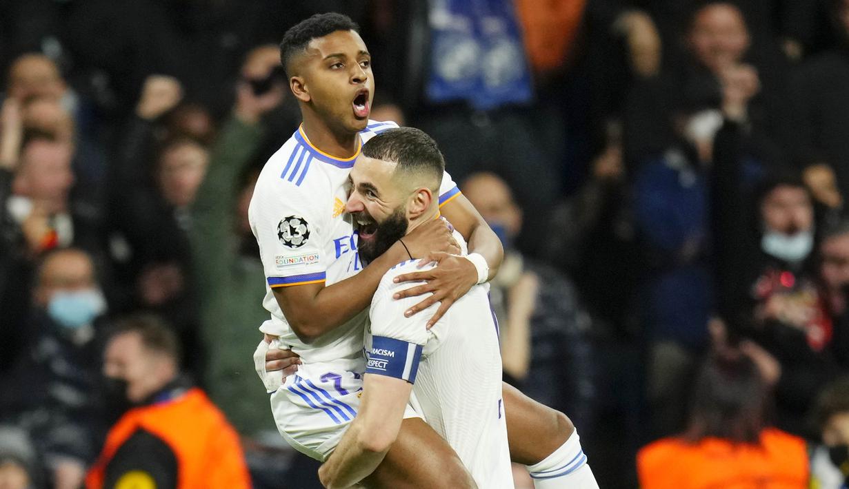 Chelsea terus menyerang di sisa laga, tetapi pertahanan Madrid lebih stabil. Tidak ada gol tambahan. Skor 3-2 untuk kemenangan Chelsea tetap bertahan, tetapi Real Madrid yang lolos ke semifinal dengan agregat 5-4. (AP/Manu Fernandez)