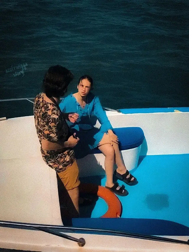 6 Momen Haico Van der Veken dan Rangga Azof Liburan Bareng di Bali