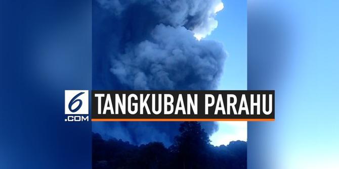 VIDEO: Gunung Tangkuban Parahu Erupsi