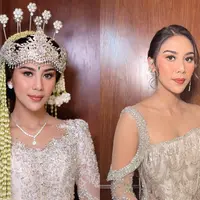 Melihat lebih dekat makeup look Adinda Thomas dari akad nikah hingga resepsi (@marlenehariman)