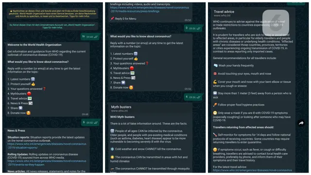 Chatbot Covid-19 Inisiatif WHO dan WhatsApp