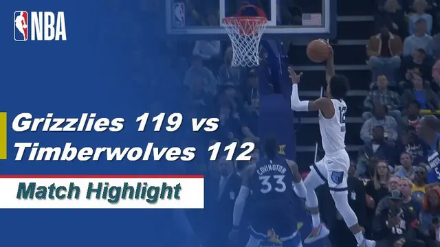 Berita Video Highlights NBA 2019-2020, Memphis Grizzlies Vs Minnesota Timberwolves 119-112