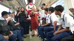 Sebanyak 50 murid penyandang disabilitas mengikuti edukasi kesehatan gigi dan praktik menyikat gigi di LRT Jabodebek rute Stasiun Halim–Stasiun Jatimulya, Selasa (28/7/2026). (Istimewa)