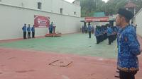 Peringatan hari pahlawan di Rutan Kelas IIB Serang. (Foto: Yandhi Deslatama/Liputan6.com).