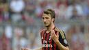 Bryan Cristante merupakan pemain binaan dari Akademi AC Milan, yang sempat masuk skuat senior Rossonerri pada tahun 2013. (AFP/Christof Stache)