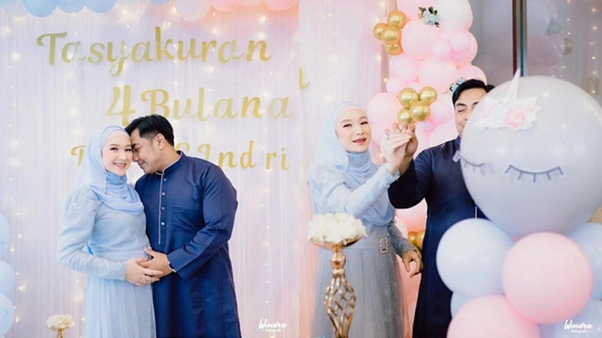 6 Momen Tasyakuran Kehamilan Istri Ustaz Riza Muhammad, Ungkap Jenis ...