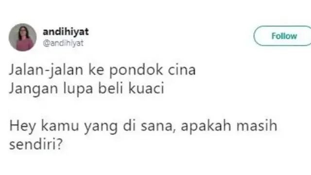 8 Potret Pantun Cinta ala Netizen Ini Bikin Geleng Kepala, Gombal Abis
