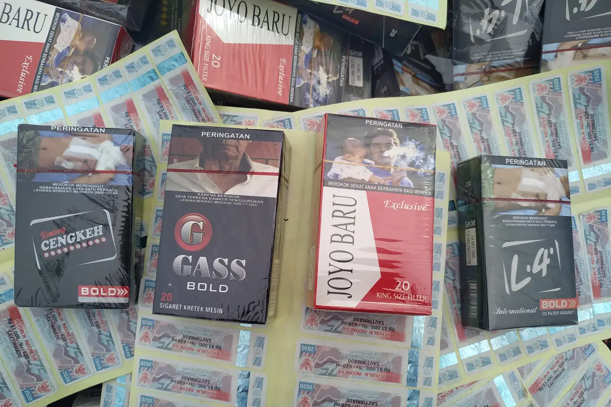 Rokok ilegal yang dimusnahkan Bea dan Cukai