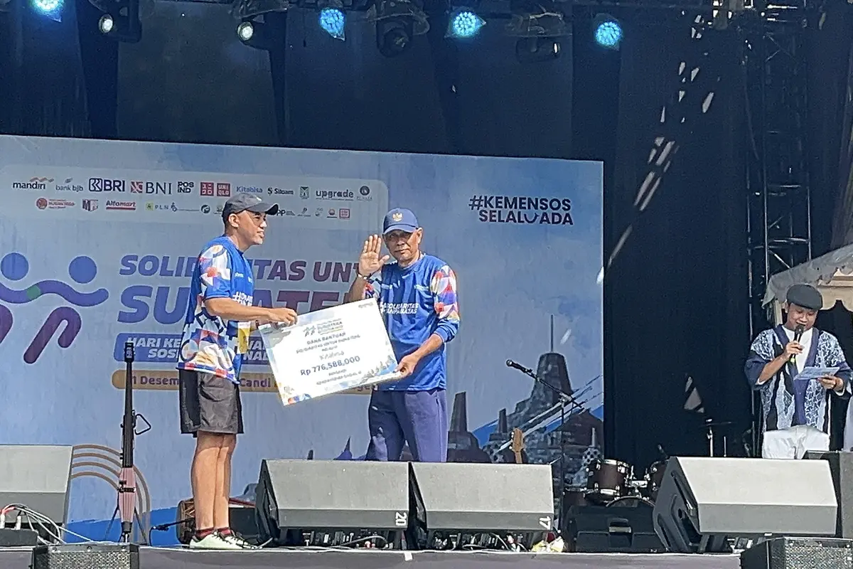 Wakil Menteri Sosial Agus Jabo Priyono apresiasi peran filantropi dan dunia usaha menyalurkan bantuan bagi korban bencana banjir dan longsor di Sumatera melalui Kementerian Sosial (Kemensos).